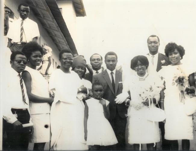 Wedding day- Baptist Church Victoria, 1966